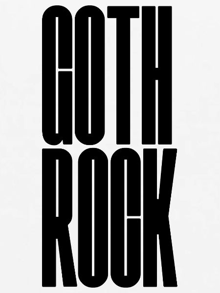 Goth-Rock-Typografie-Logodesign