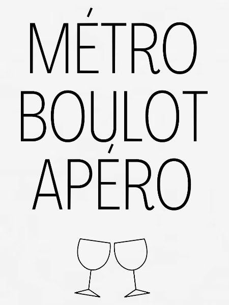 Metro-Arbeits-Aperitif