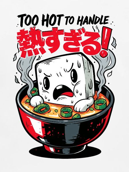 Scharfer Tofu im Ramen