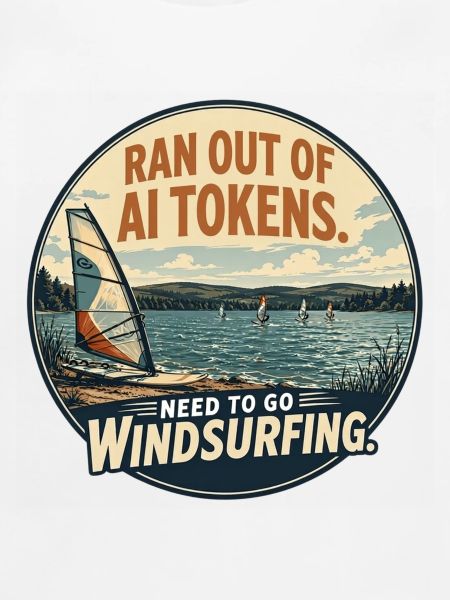 Windsurfen statt KI-Tokens