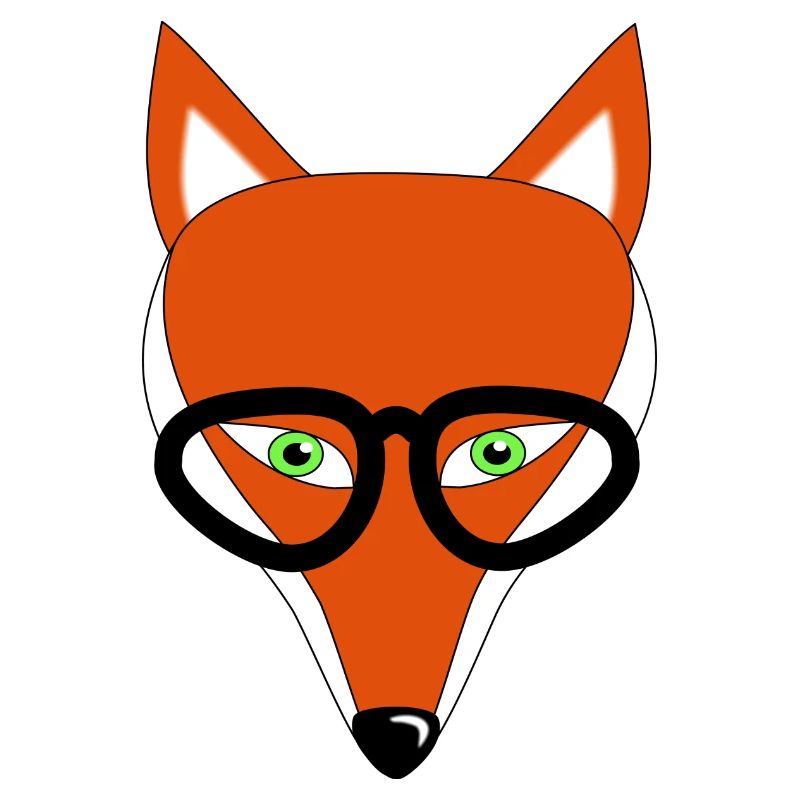 fuchs mit brille geschenk