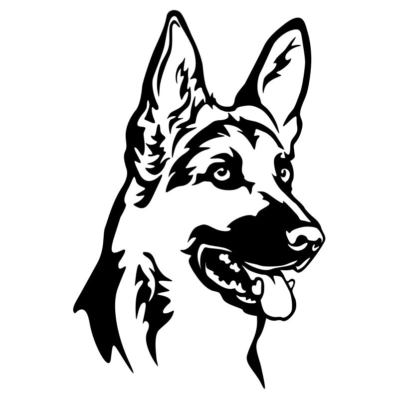 German Shepherd Head