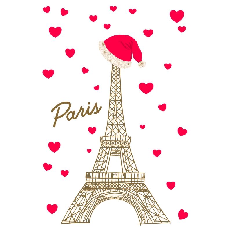 Tour Eiffel Paris pendant la période de Noël