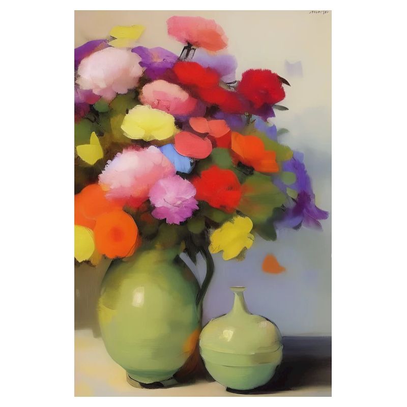 Blumen und Schmetterling