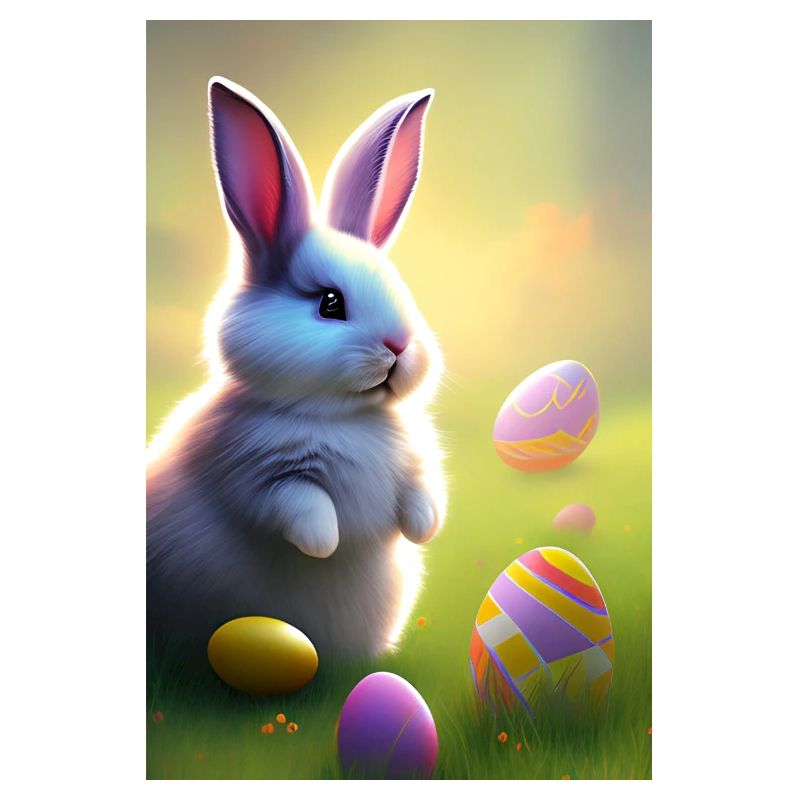 Easter Bunny with Easter Eggs