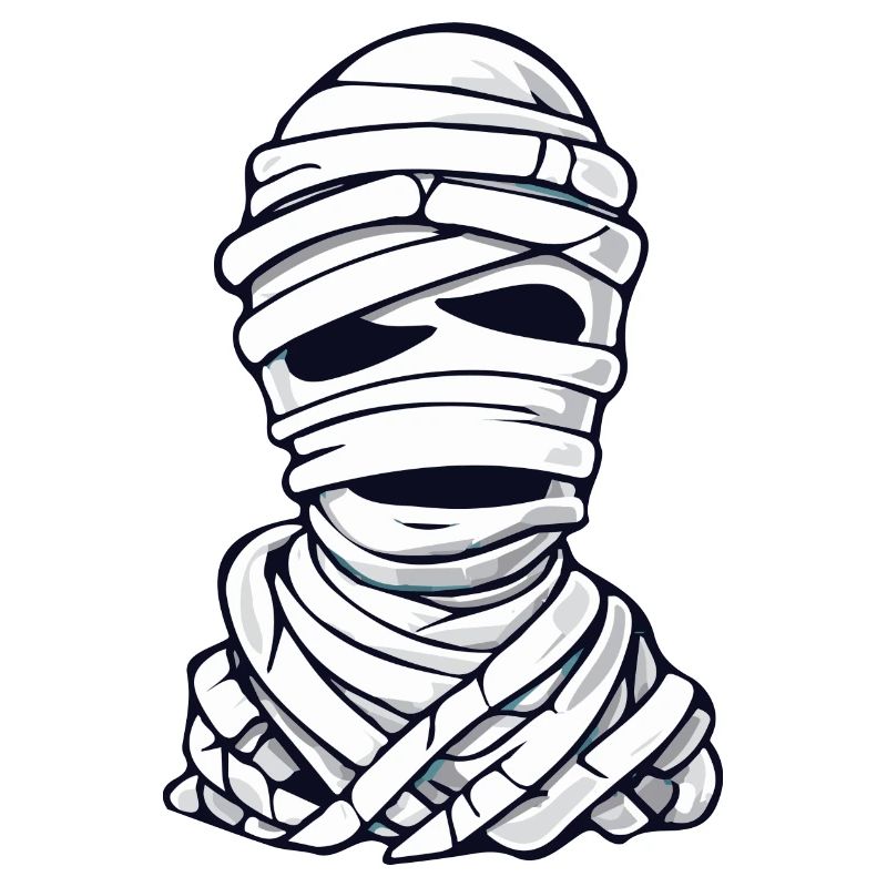 Classic Mummy Cartoon Pattern