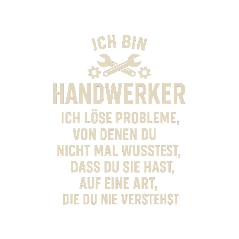 Ich bin Handwerker