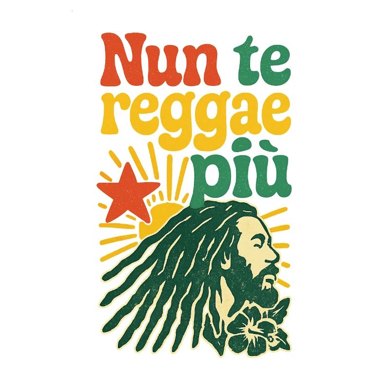 Rasta Reggae Design mit positiver Botschaft