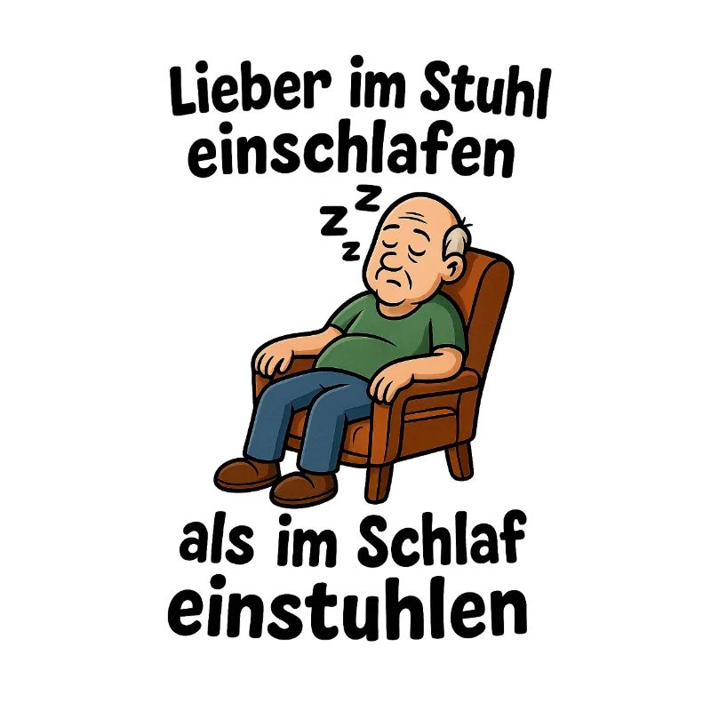 Stuhl einschlafen einstuhlen