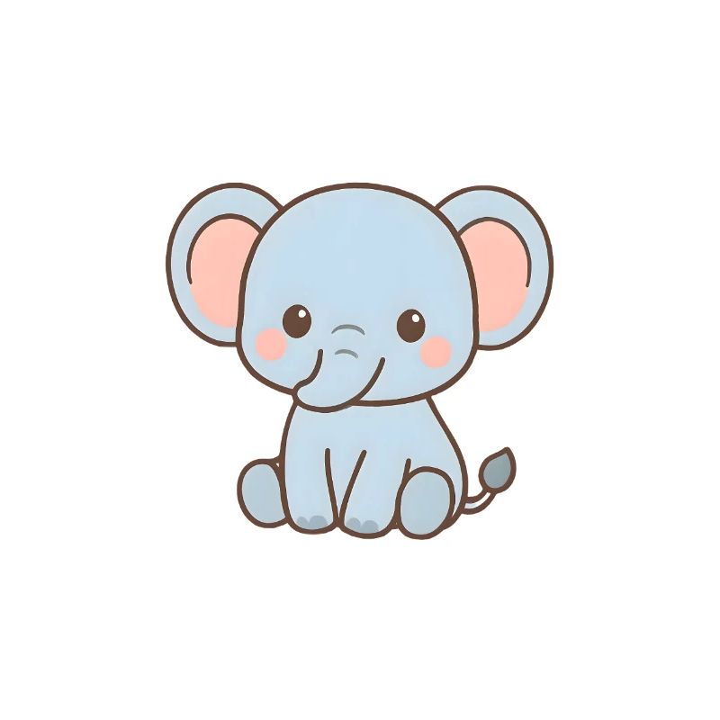 Charming Elephant Teddy Bear Design