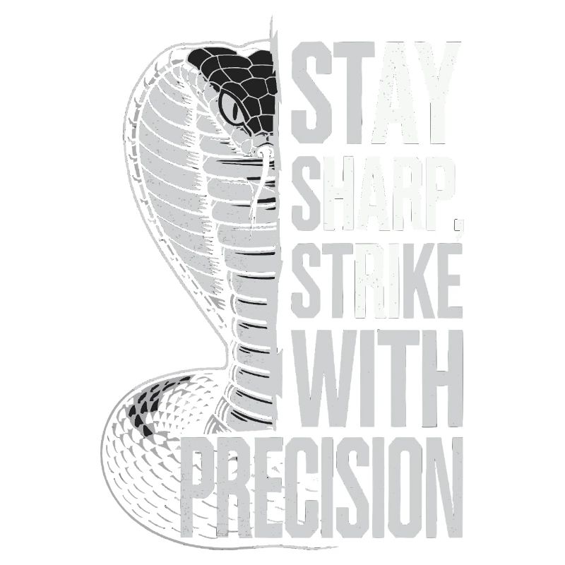 Cobra with Precision Quote