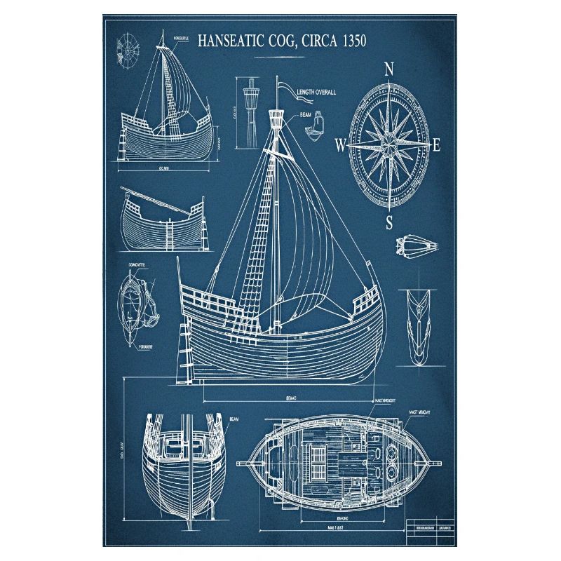 Plan de rouage hanséatique | Plan du bâtiment historique