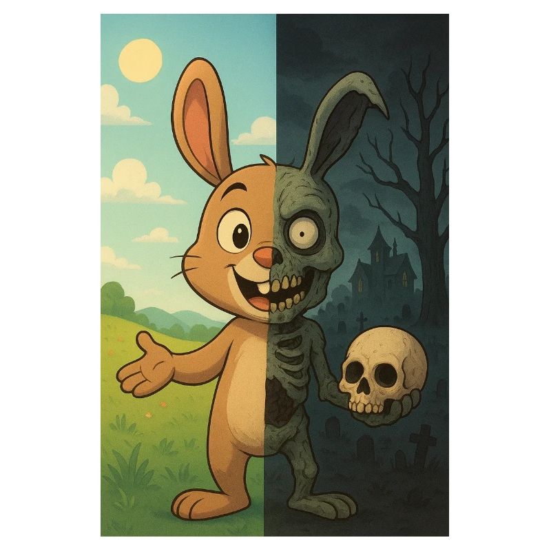 Zombie Undead Rabbit Halloween