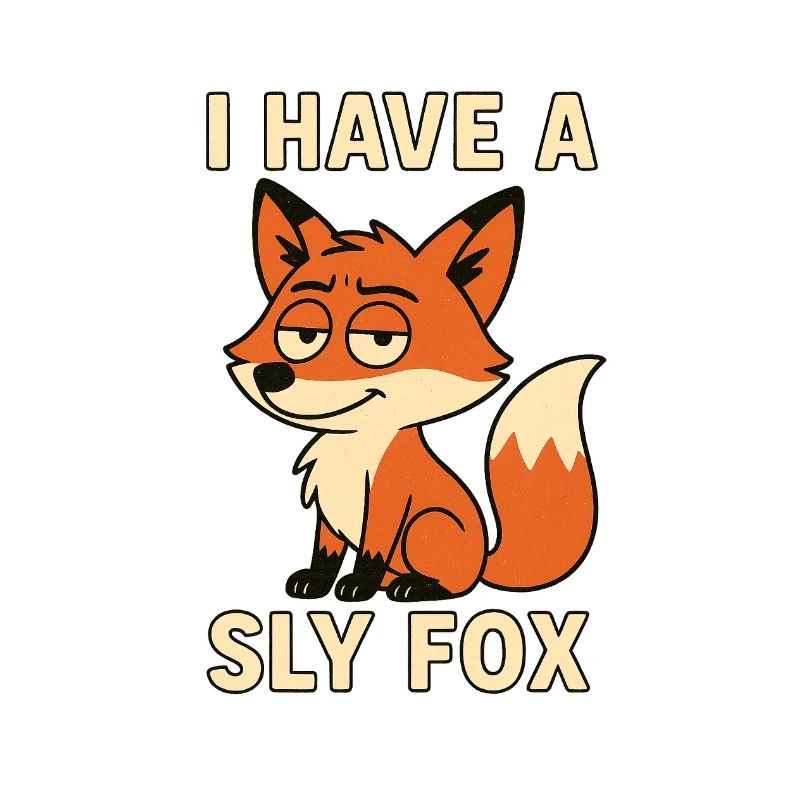 Clever Fox Cartoon, Sly Fox – Funny Cheeky