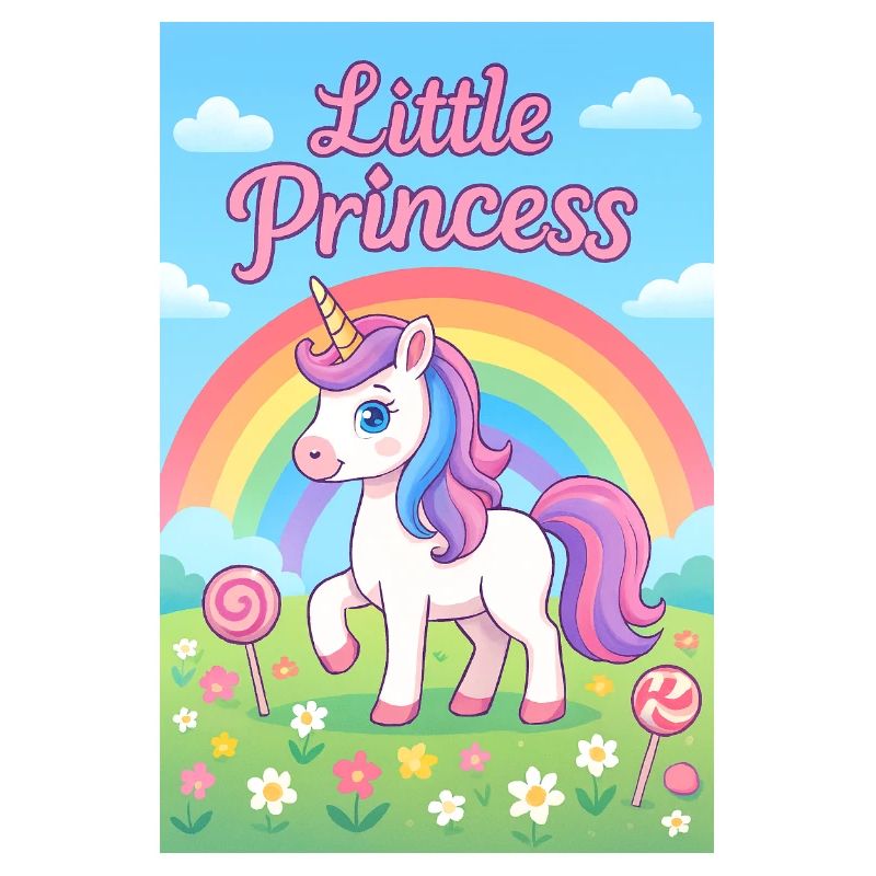 Kleines Regenbogen-Einhorn