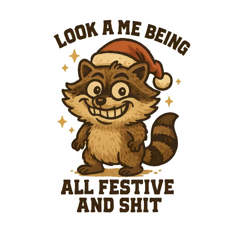 Raton laveur de Noël