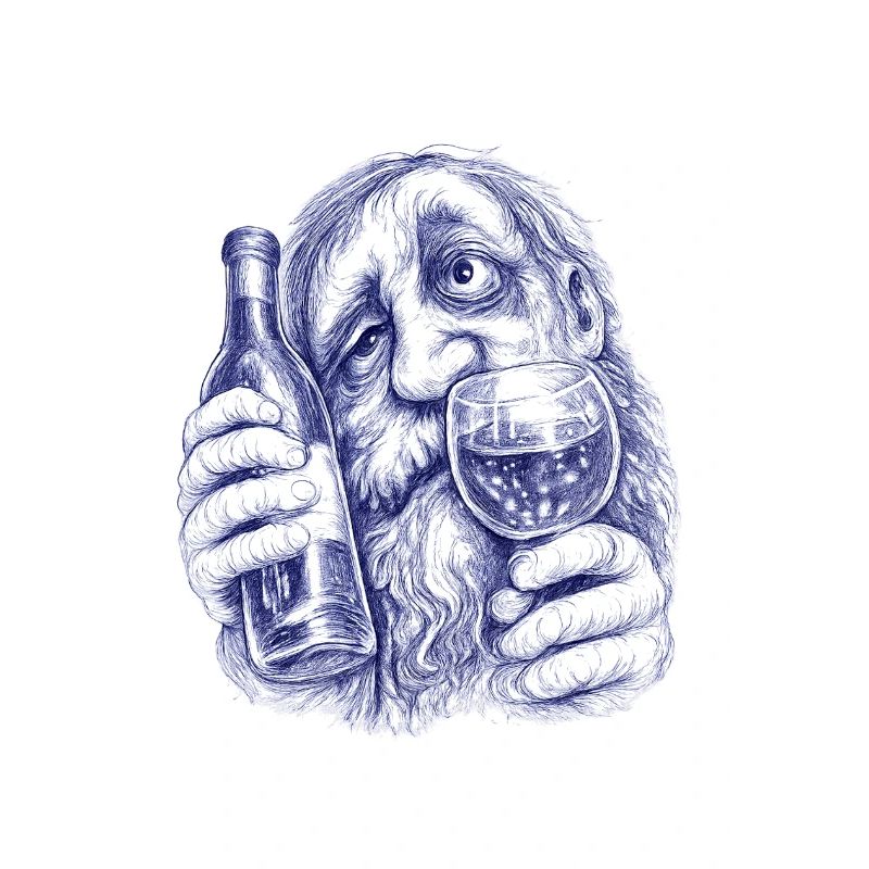 Bacchus | Wine-drunk old gentleman