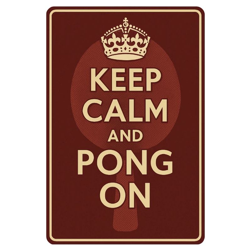Keep Calm and Pong On / Ping
