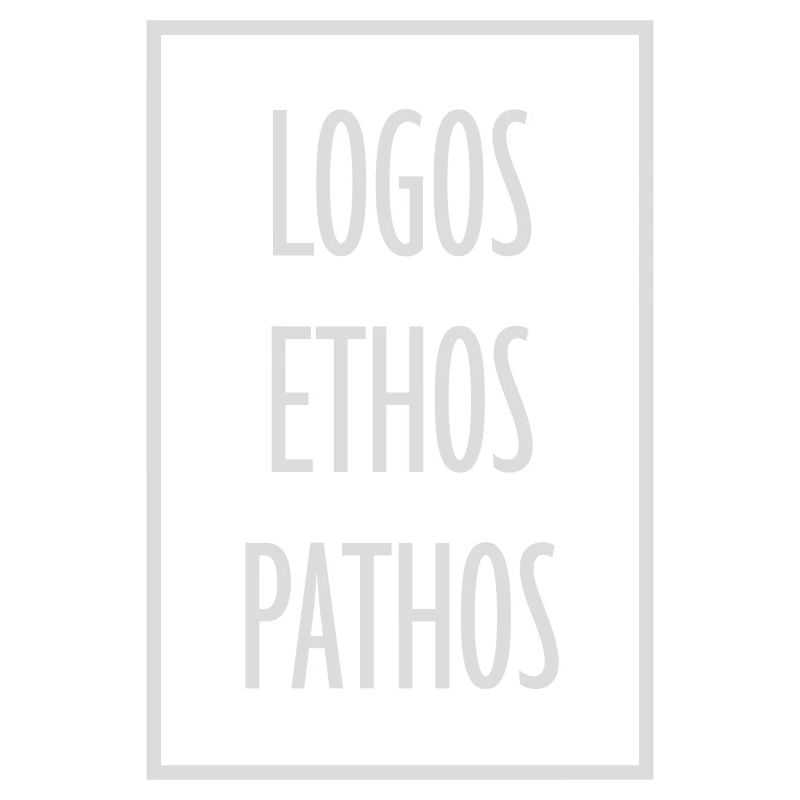 Logos Ethos Pathos Rhetorik Philosophie Student