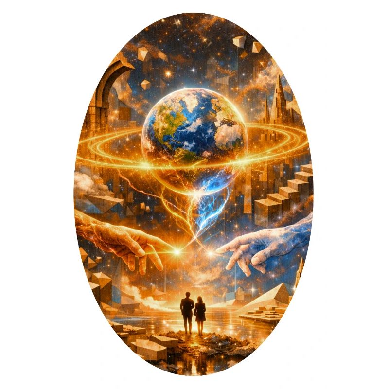 Fate between earth and hand