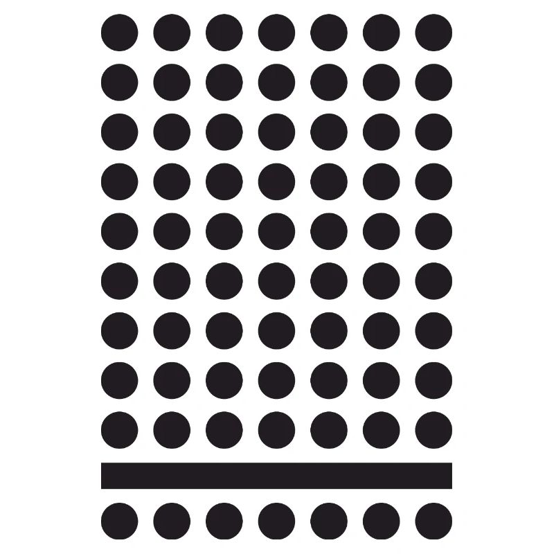 Monochrome Dot Grid Pattern
