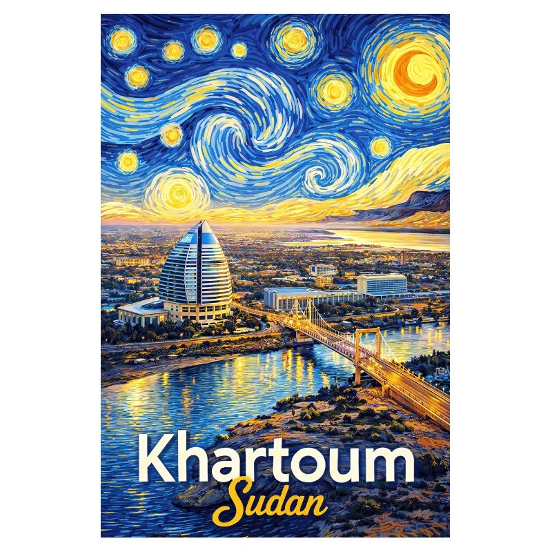 Khartoum Skyline Dream Style