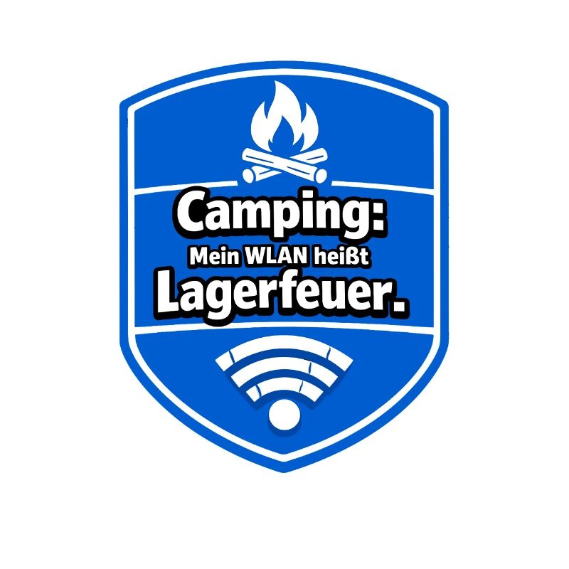 Feu de camp de camping