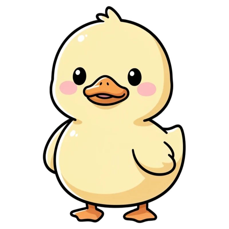 cadeau de canard mignon