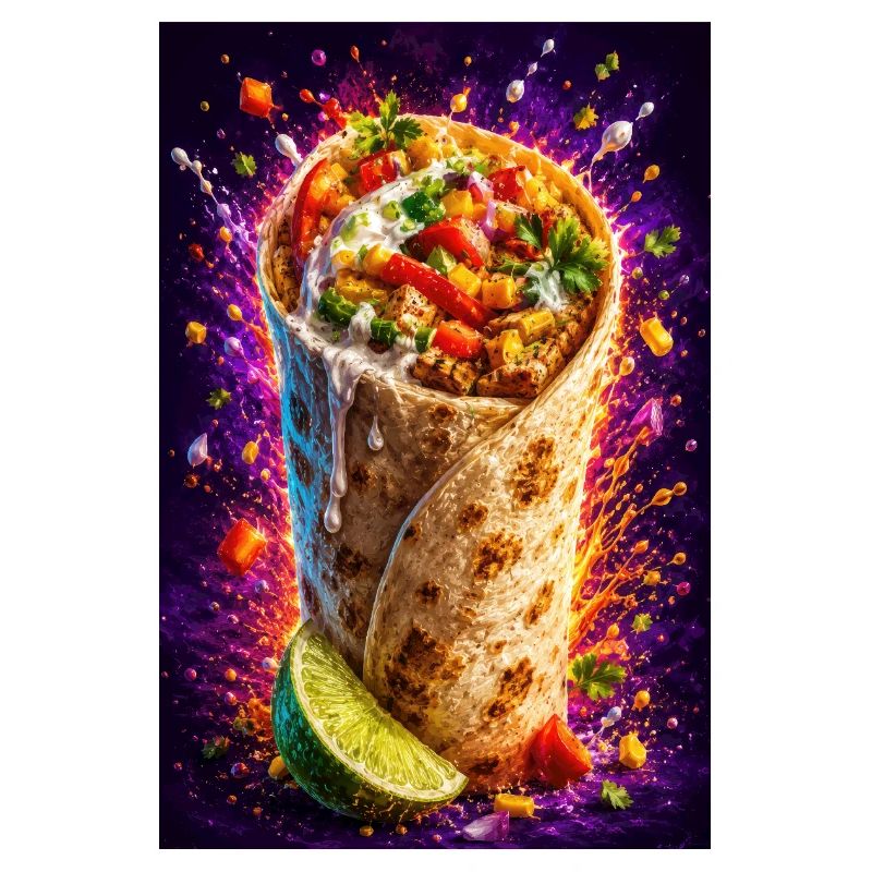 Fiesta Burrito Chargée de Feu