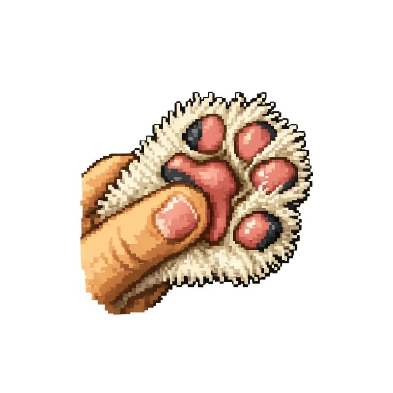 Fluffy Paw Squeeze