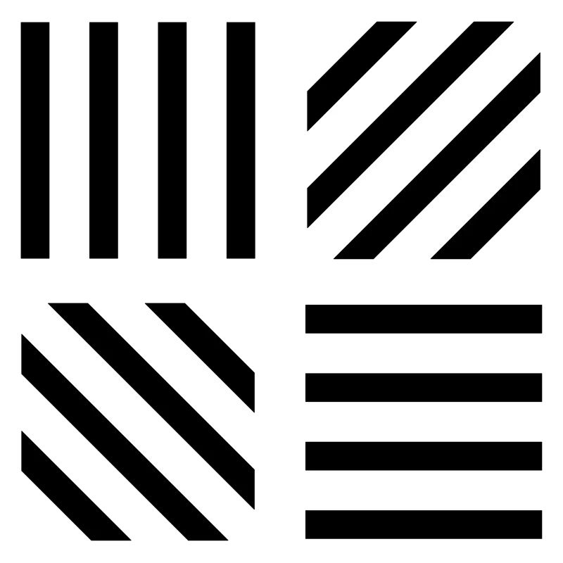 motif graphique de rayures