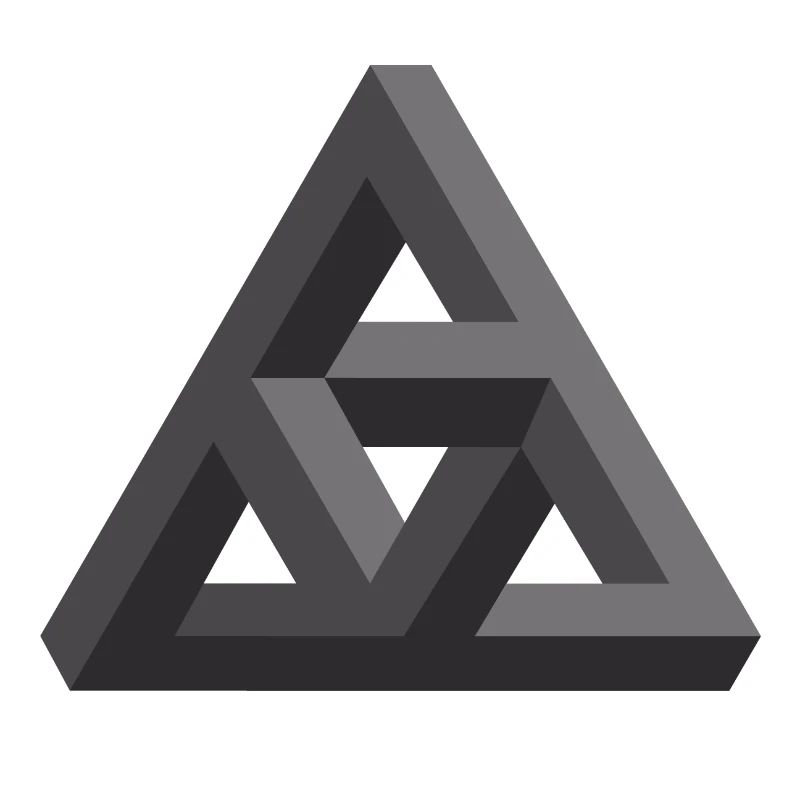 Abstract Geometry Pattern in Gray