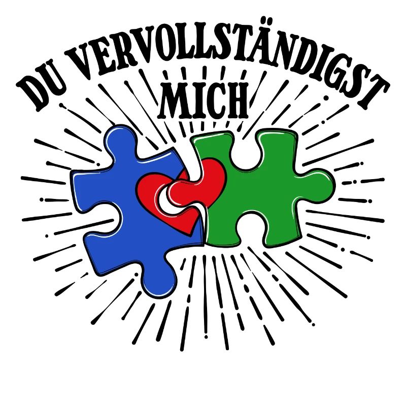 Romantisch Valentinstag Herz Statement