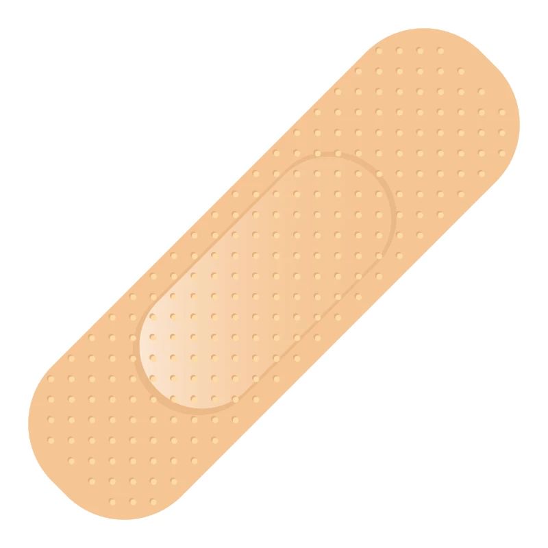 simple sticking plaster as a design element