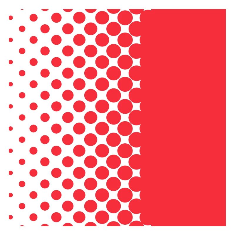 Halftone Gradient Rotes Panel