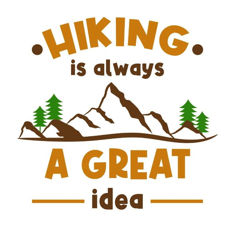 Wanderwege Bergsteigen Statement Wanderer Wandern