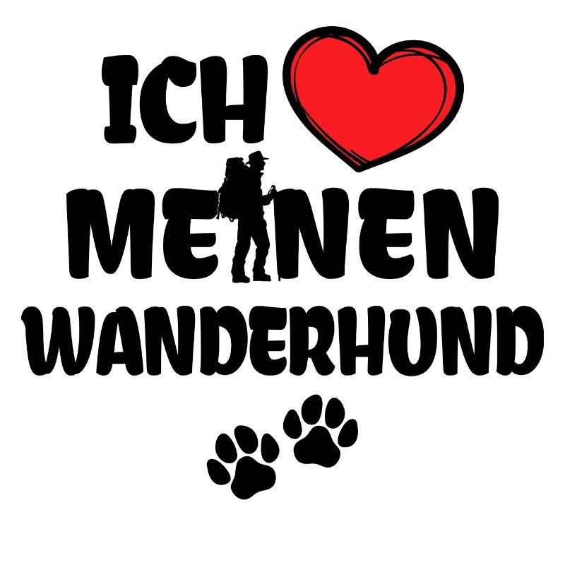 Bergsteigen Herz Statement Ich Liebe Wandern