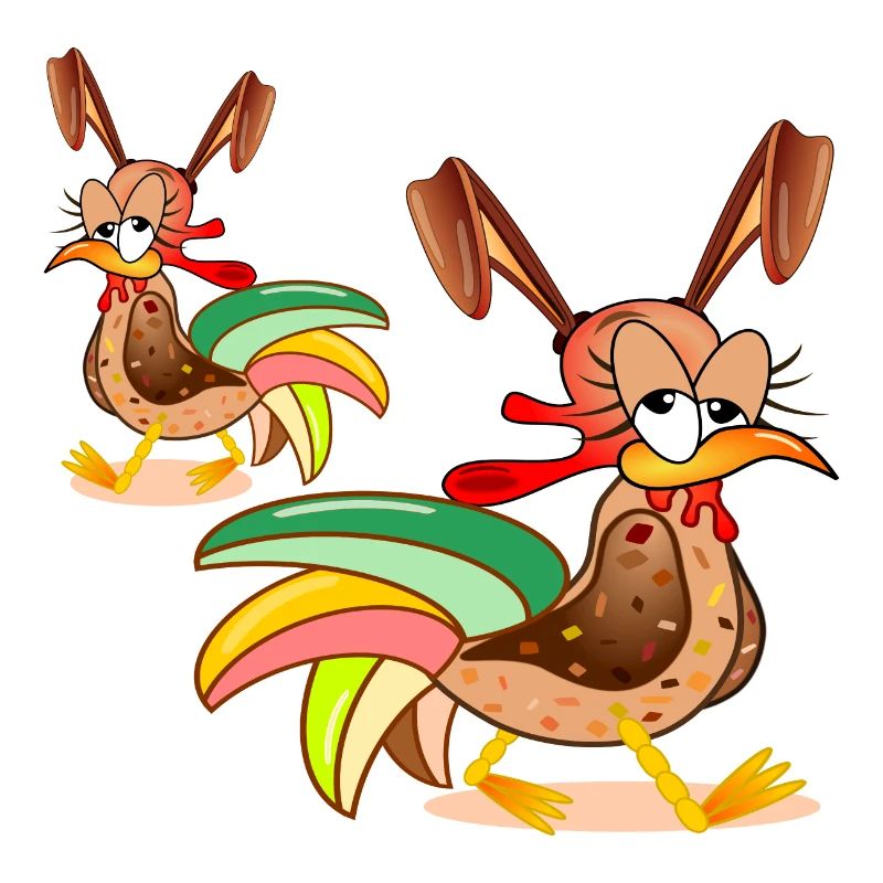 EASTER CHICKENS EASTER BUNNIES COUPLES