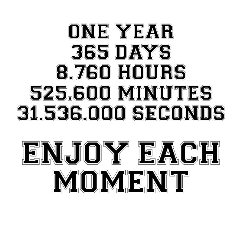 Profitez de l’instant. Le temps comme élément de la vie.