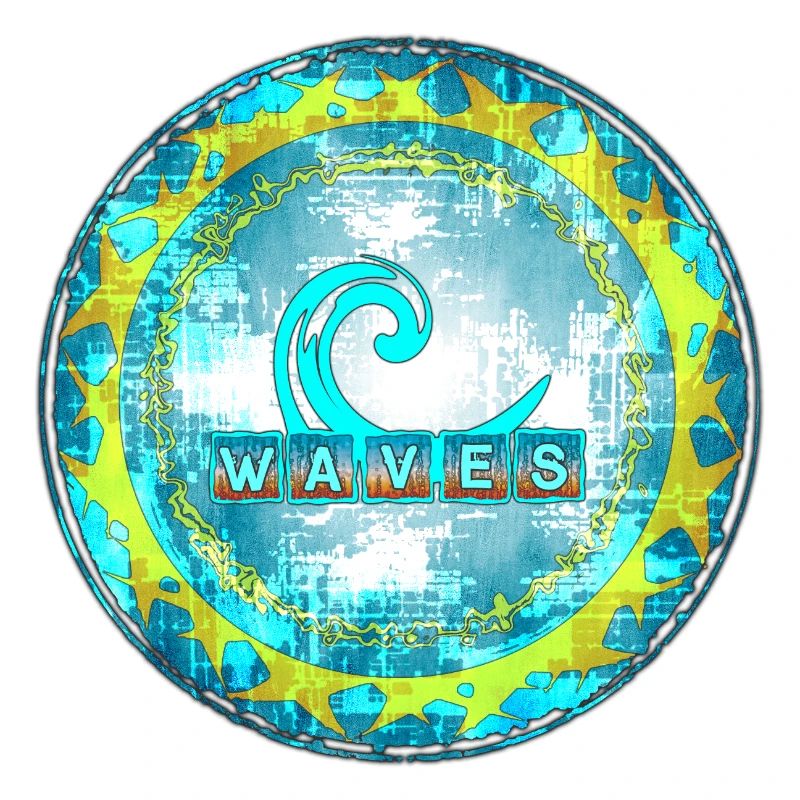 Abstract Waves Pattern