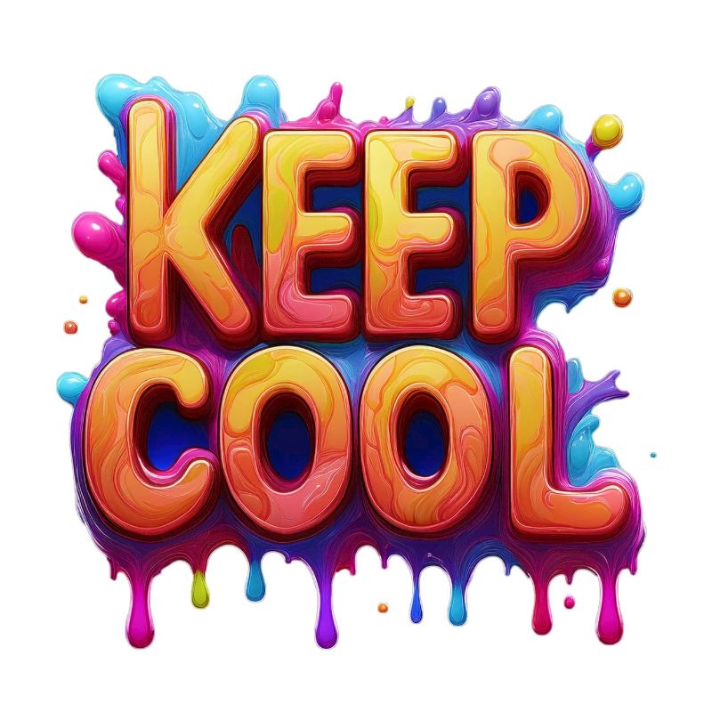 Keep cool text in 3D