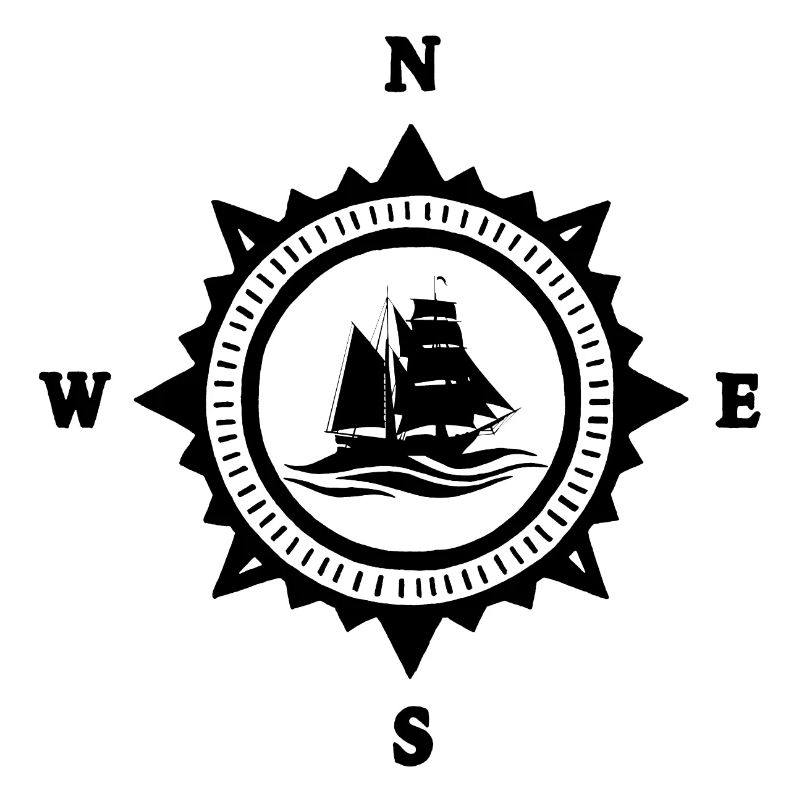 Das schwarze Boot und der Kompass