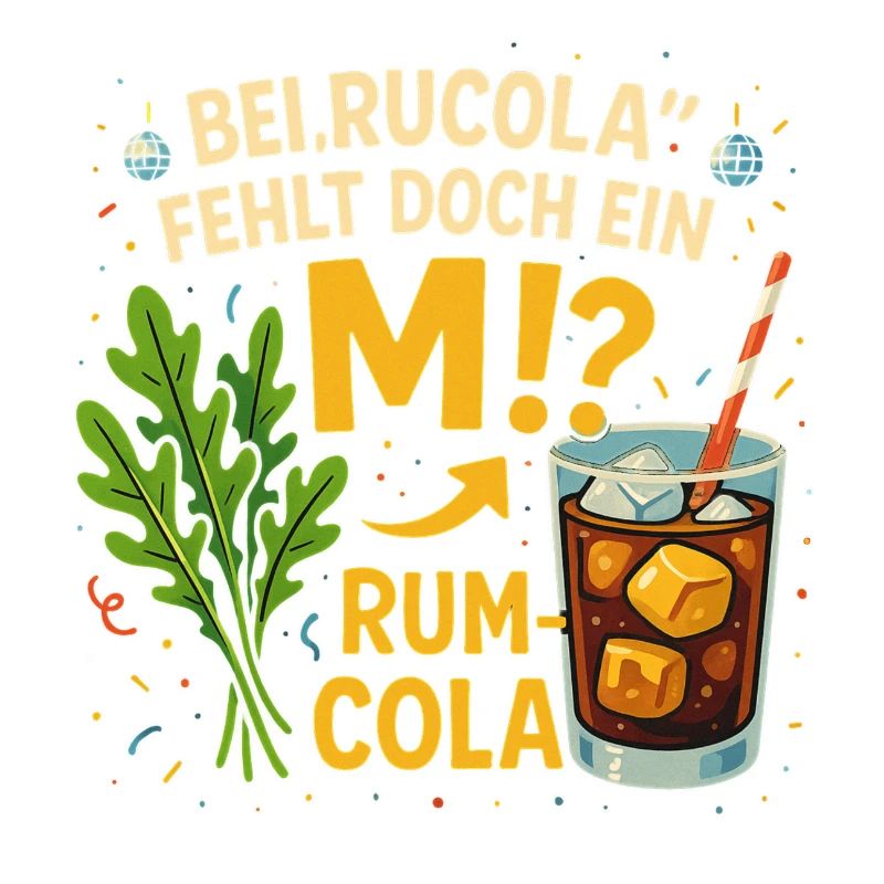 Bei Rucola fehlt doch ein M Rum-Cola