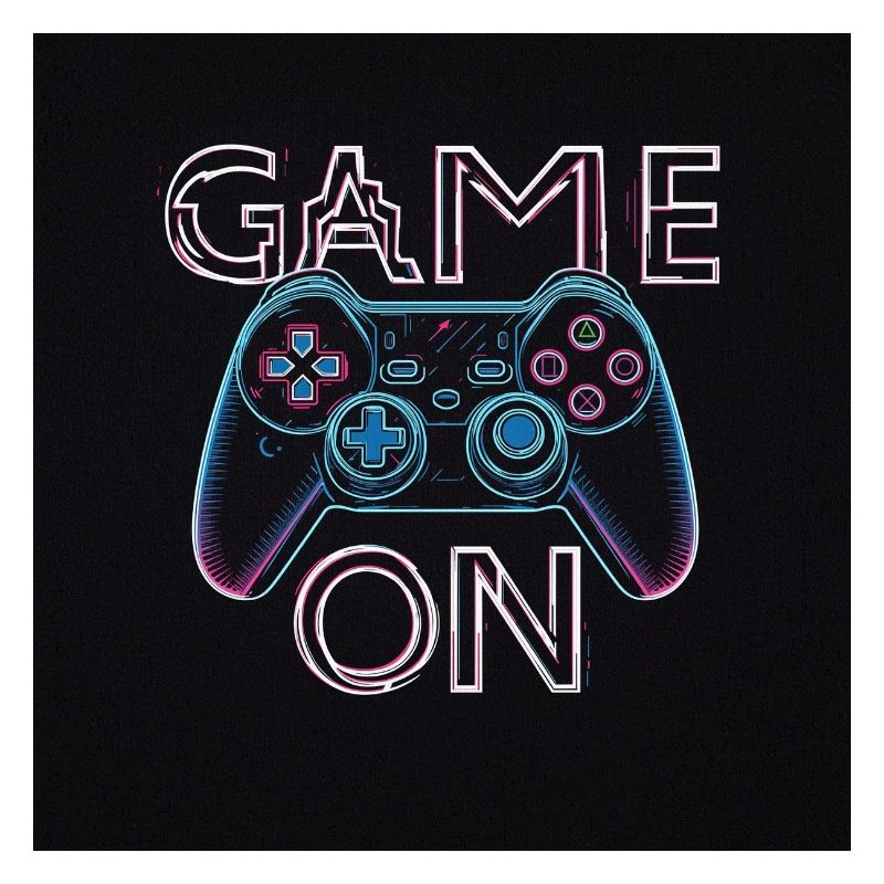 Conception de manette de jeu néon