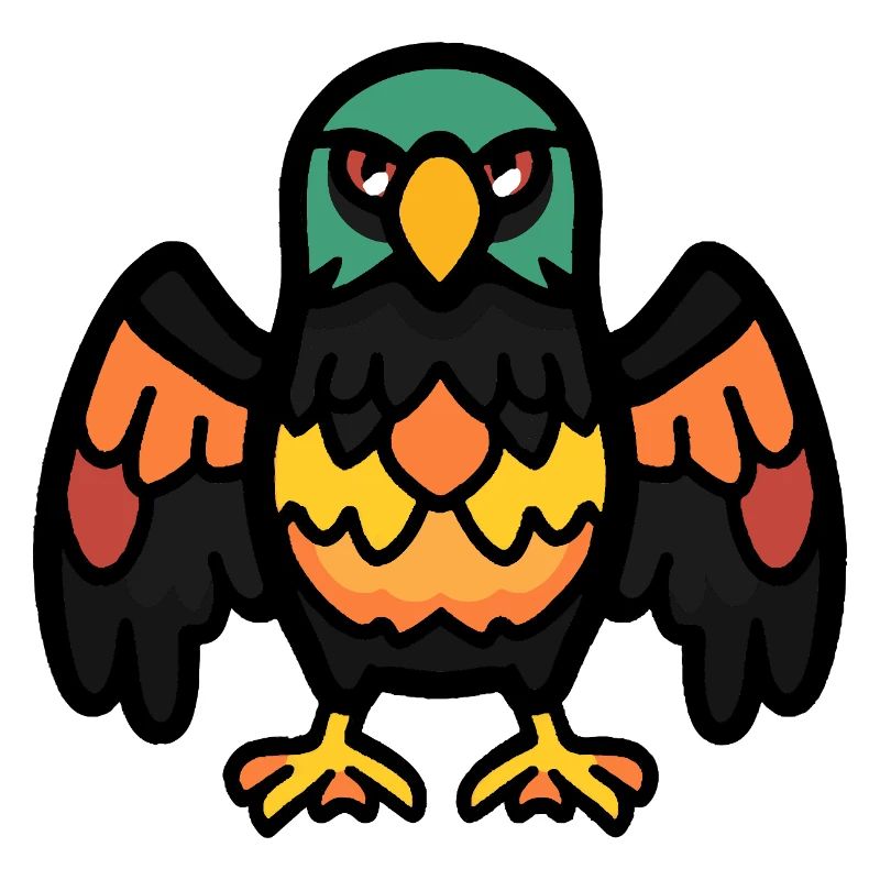 Eagle Halloween Comic Funny
