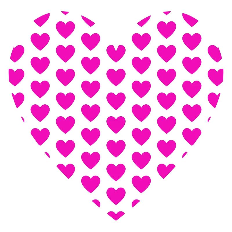 Heart Hearts Patch Pattern