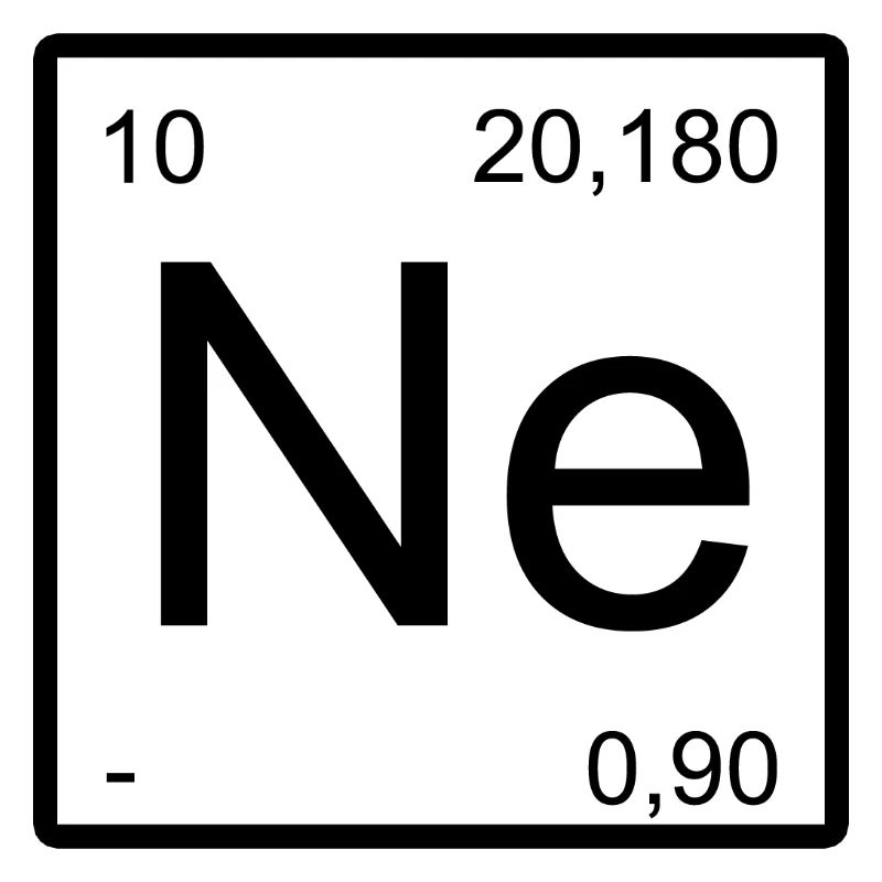 Neon Element Typography