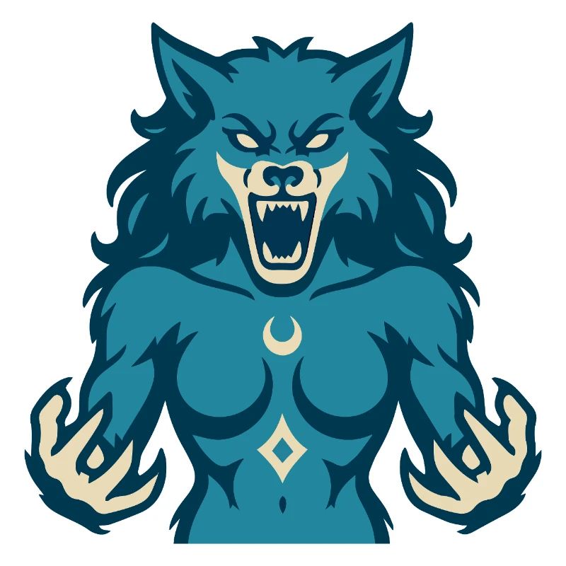 Conception de puissance Moonwolf