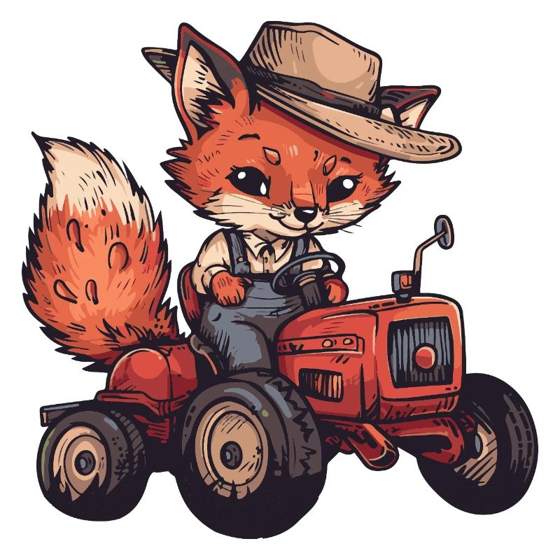 Fox Tractor Farmer