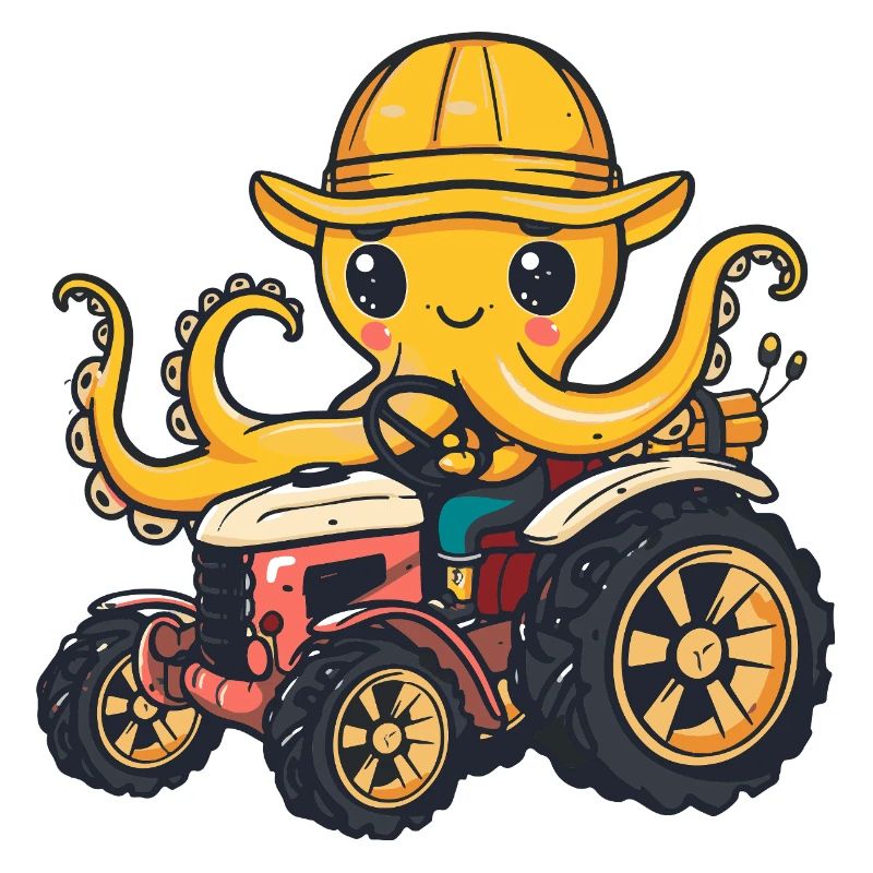 Octopus Tractor Farmer